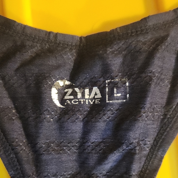 Stylish Black Racerback Tank Top - Picture 2 of 2